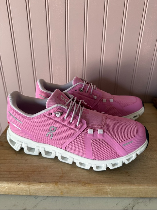 On Running Shoes - On Running Women's Cloud 6 Pink Mesh Athletic Shoes